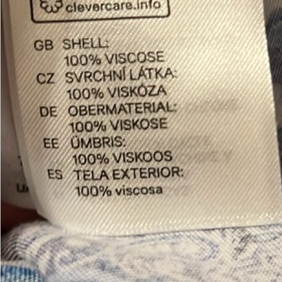 Divided by H&M Maxi Dress in Floral Blue and White, Size 2, EUC - Picture 14 of 17